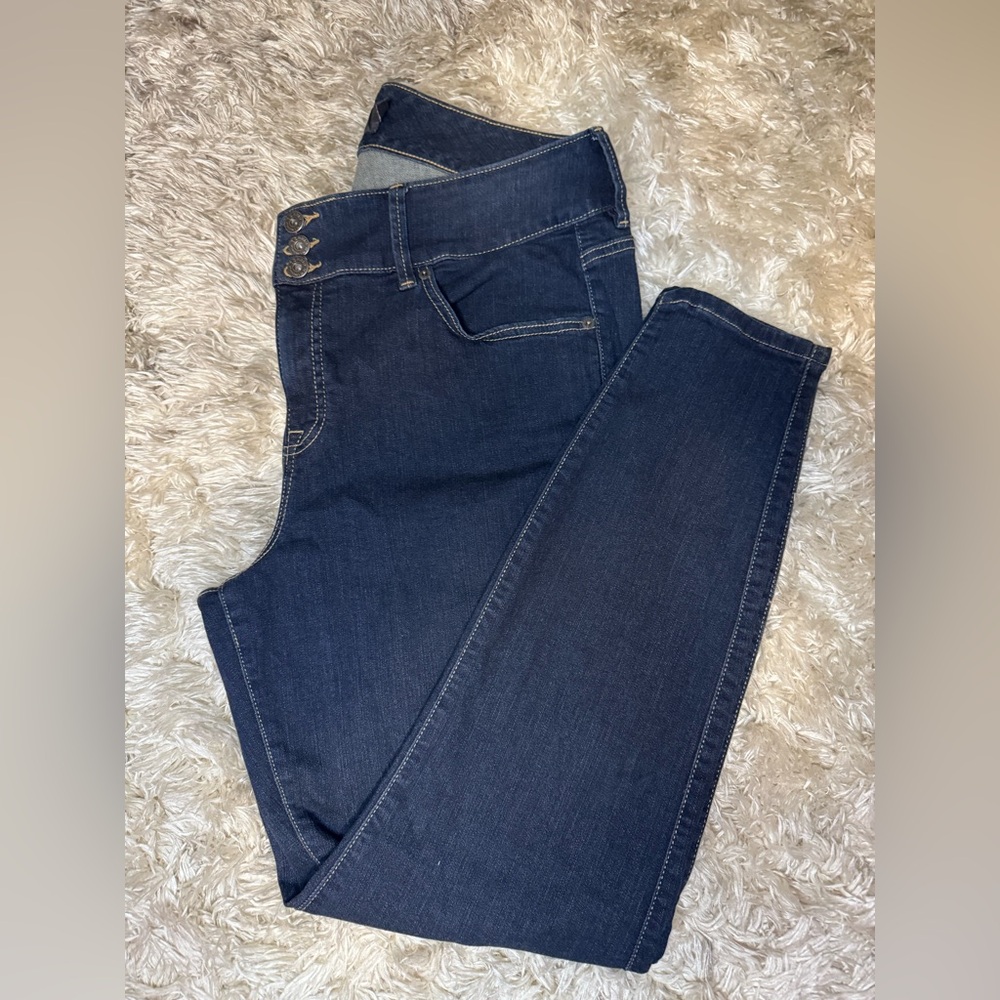 Torrid Women's Tall Dark Blue Jeggings - Picture 4 of 12